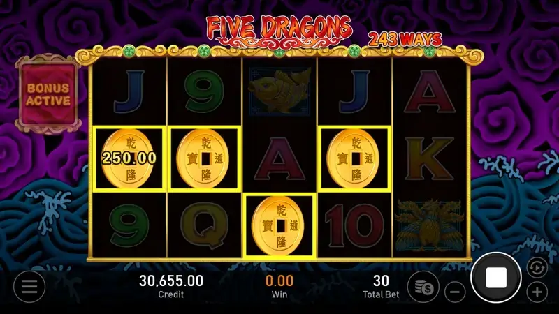 五龍爭霸 免費遊戲機制 遊戲畫面