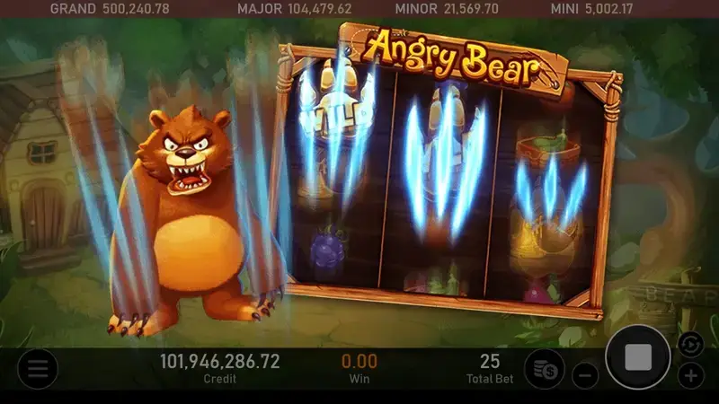 暴怒棕熊 免費遊戲機制 遊戲畫面