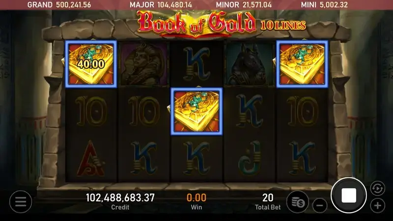 黃金之書 免費遊戲機制 遊戲畫面