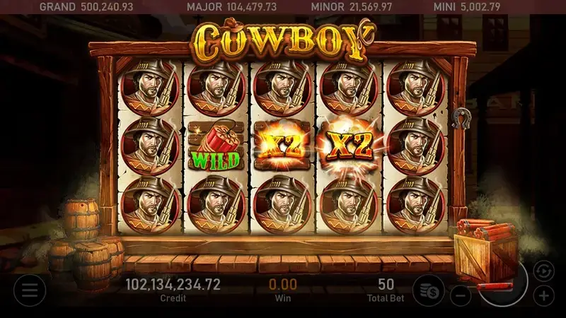 西部牛仔 免費遊戲機制 遊戲畫面