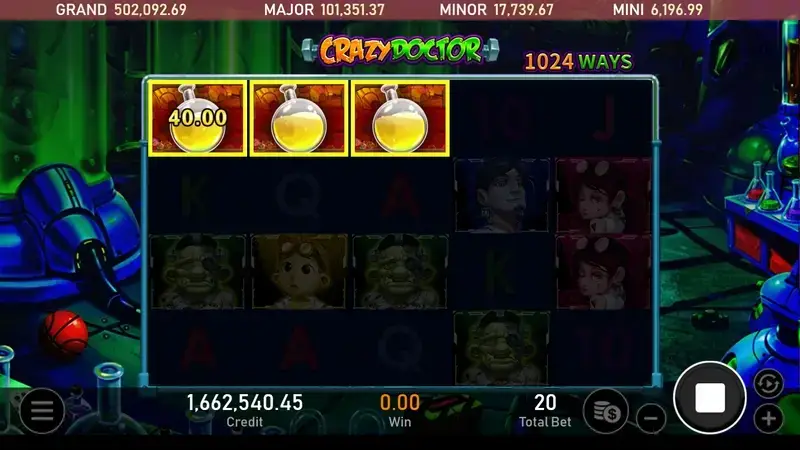 瘋狂博士 免費遊戲機制 遊戲畫面
