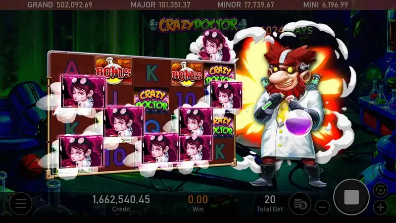 瘋狂博士 特色符號 遊戲畫面