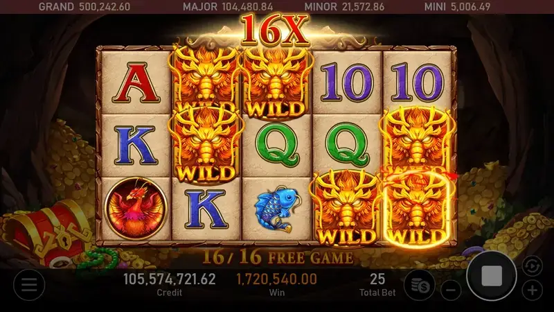 龍王2 免費遊戲機制 遊戲畫面