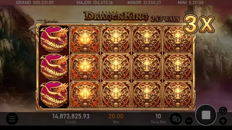 龍王 免費遊戲機制 遊戲畫面