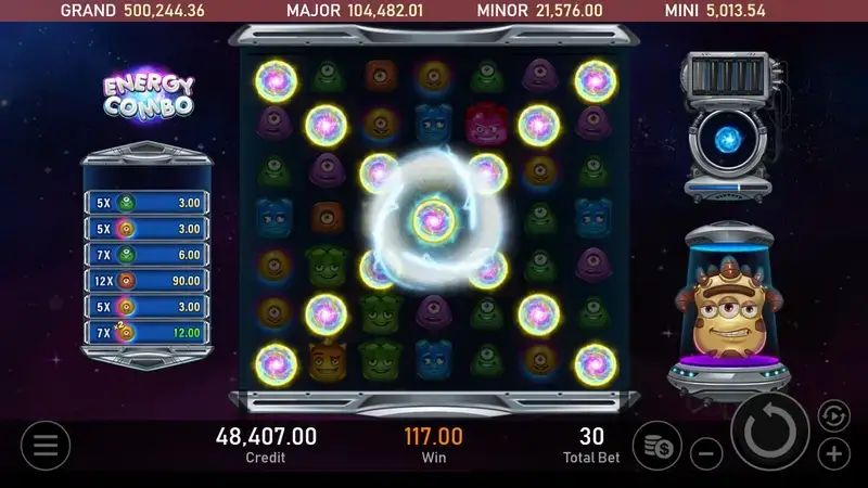 能量外星人 特色玩法 遊戲畫面