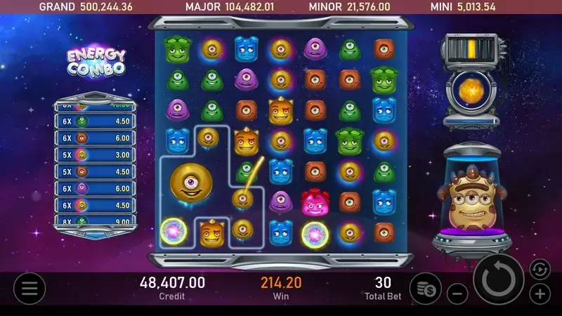 能量外星人 百搭符號加持 遊戲畫面