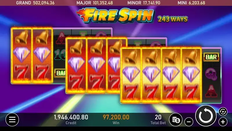 烈焰轉輪 特色玩法 遊戲畫面