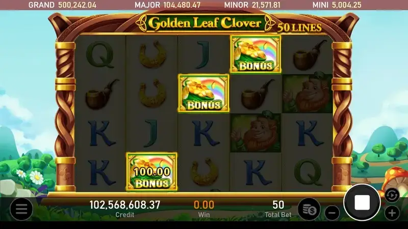 金色幸運草 免費遊戲機制 遊戲畫面