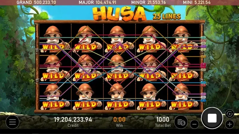 HUSA 免費遊戲機制 遊戲畫面
