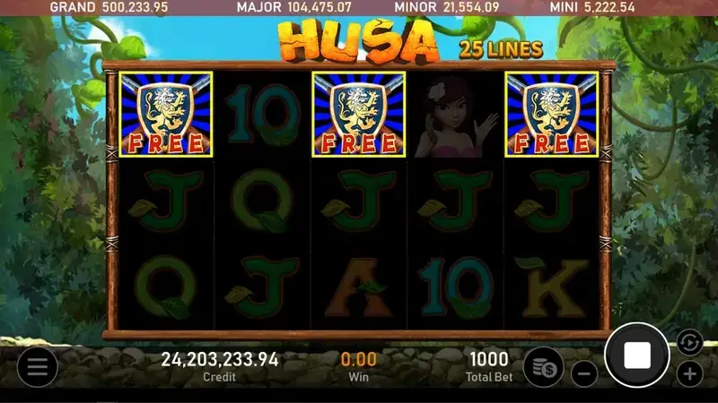 HUSA 特色玩法 遊戲畫面