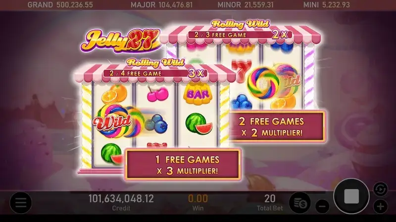 果凍27 百搭符號加持 遊戲畫面