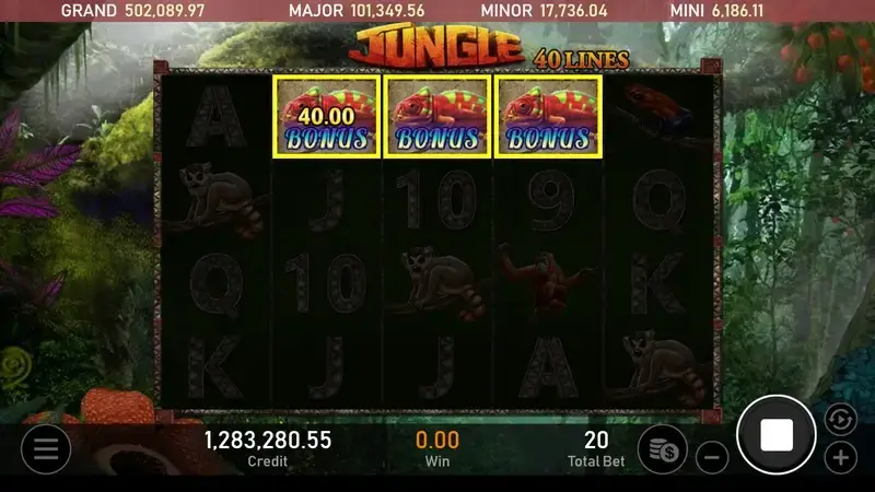 動物叢林 免費遊戲機制 遊戲畫面