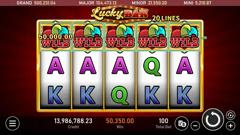 幸運拉霸 免費遊戲機制 遊戲畫面