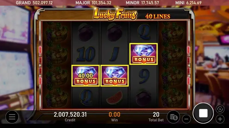 幸運水果 免費遊戲機制 遊戲畫面