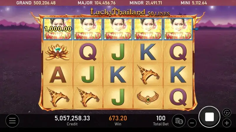 泰好運 免費遊戲機制 遊戲畫面