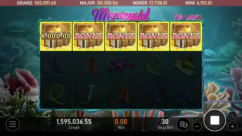 人魚傳說 免費遊戲機制 遊戲畫面