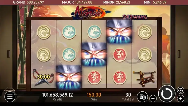 忍者 免費遊戲機制 遊戲畫面