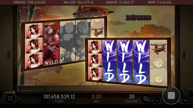 忍者 免費遊戲機制 遊戲畫面