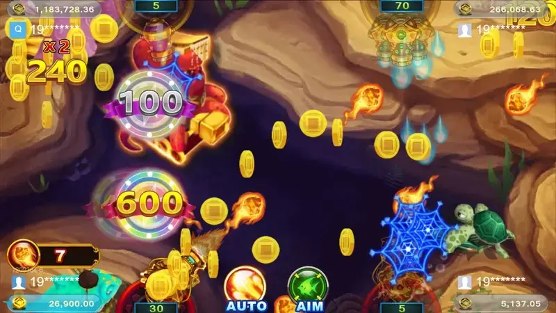 八爪天下海霸王 八爪王皇帝・神秘轉盤 遊戲畫面