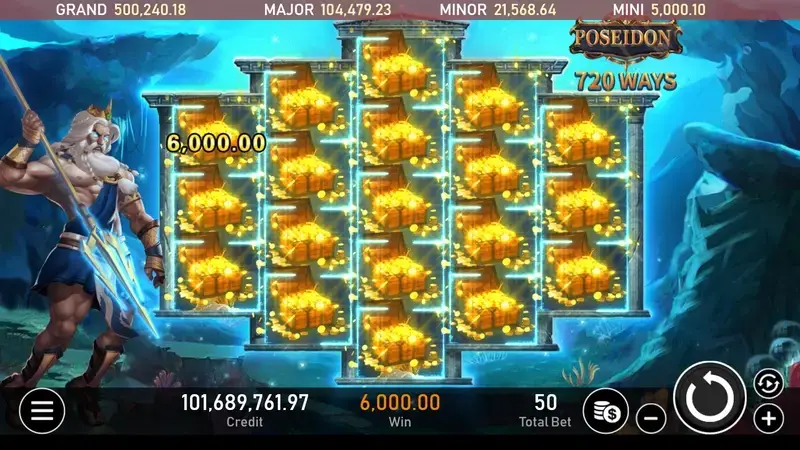 海神 免費遊戲機制 遊戲畫面