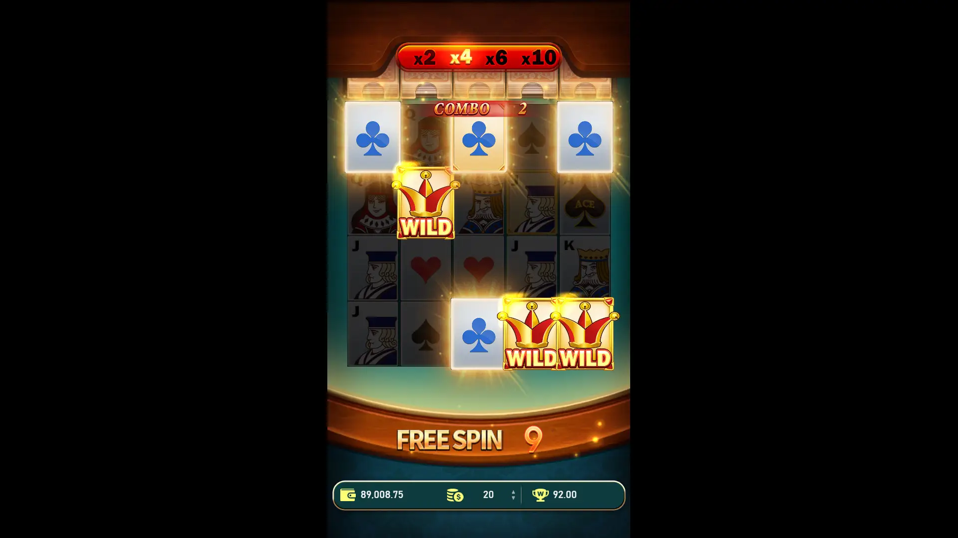 超級王牌 2 金色撲克・變身百搭 遊戲畫面