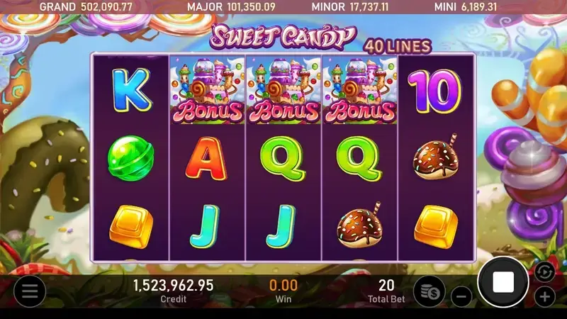 甜蜜糖果 免費遊戲機制 遊戲畫面