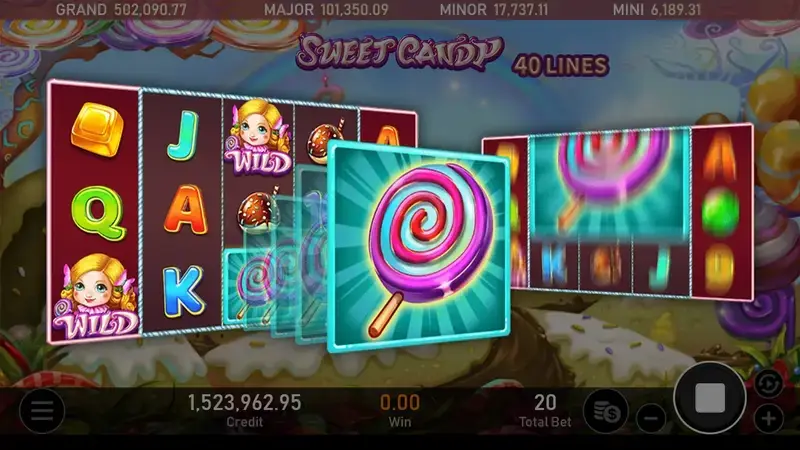甜蜜糖果 免費遊戲機制 遊戲畫面