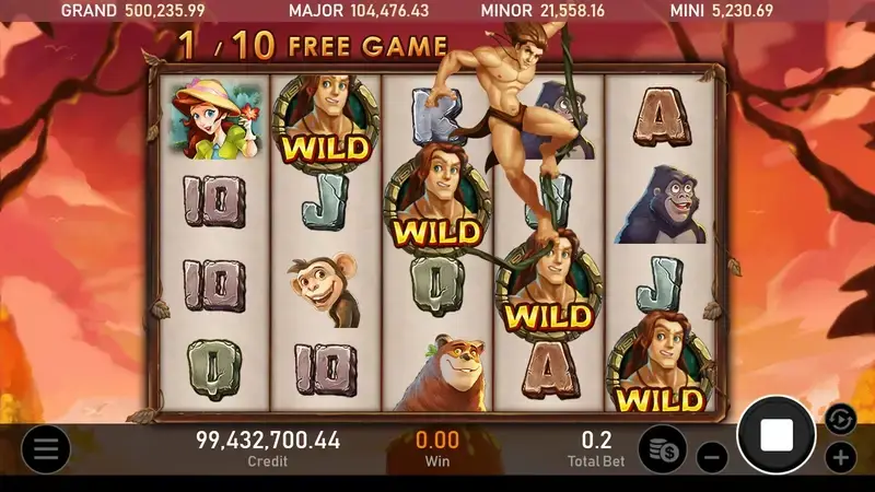 泰山 免費遊戲機制 遊戲畫面