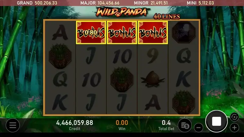 竹林熊貓 免費遊戲機制 遊戲畫面
