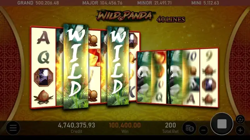 竹林熊貓 特色玩法 遊戲畫面