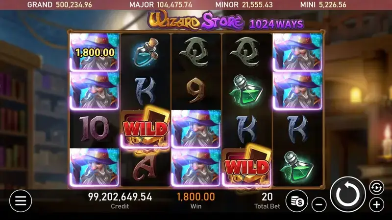 巫師商店 免費遊戲機制 遊戲畫面